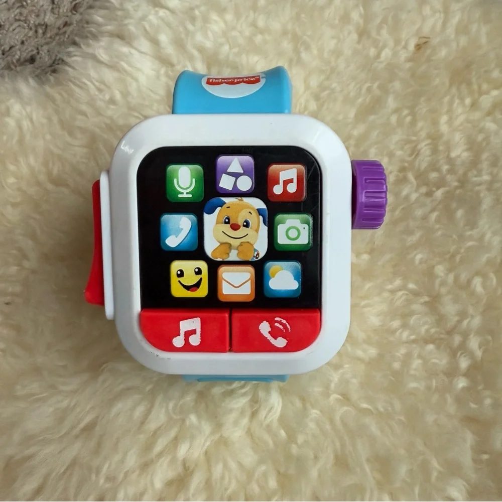 Fisher-Price Baby to Toddler Laugh & Learn ​Time to Learn Smartwatch